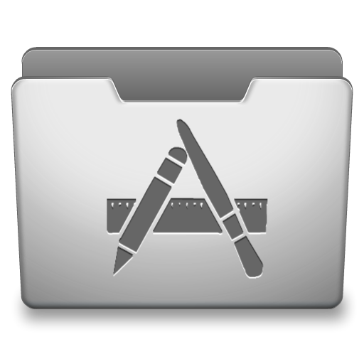 Aluminum Grey Applications Icon 512x512 png